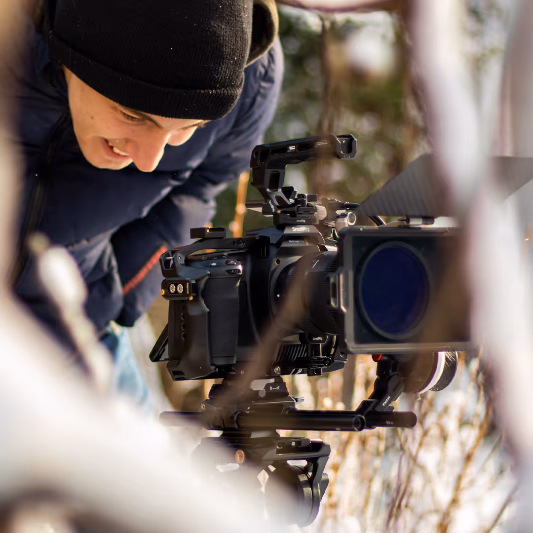 Dresden Media während eines Filmproduktions drehs 