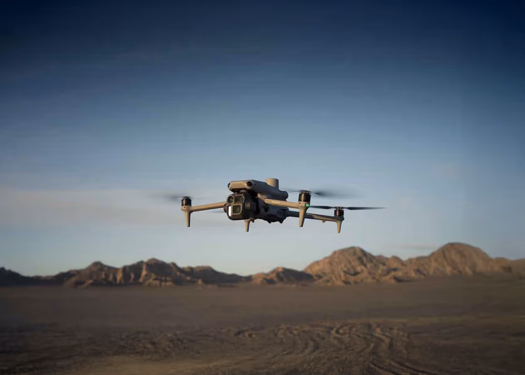 Mavic t4 während des fluges